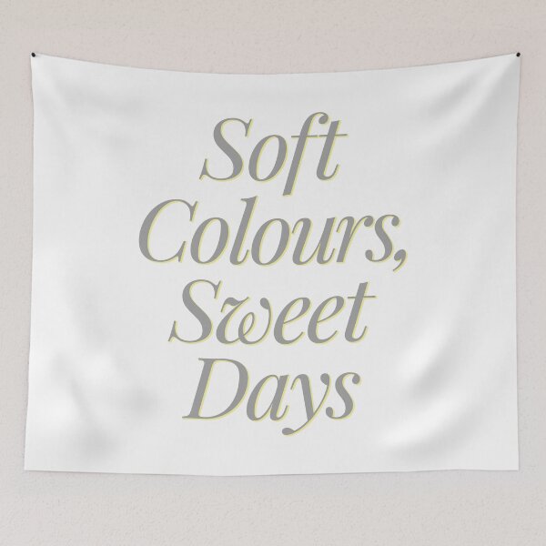 Item preview, Soft Colours, Sweet Days – Minimalist Pastel Spring Design designed and sold by ArthousePromos.