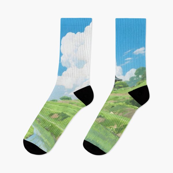 Item preview, landscape Studio Ghibli Style designed and sold by Uglyandcute.