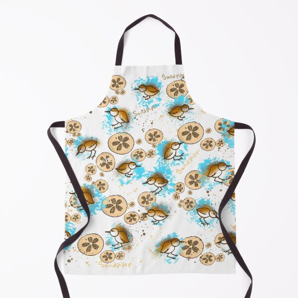Item preview, Sandpipers & Sand Dollars - Beachy Coastal Pattern designed and sold by TheArtOfTreble.