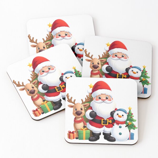 Item preview, Santa Merry Christmas Greeting Sticker   designed and sold by Teewave-Ashish.
