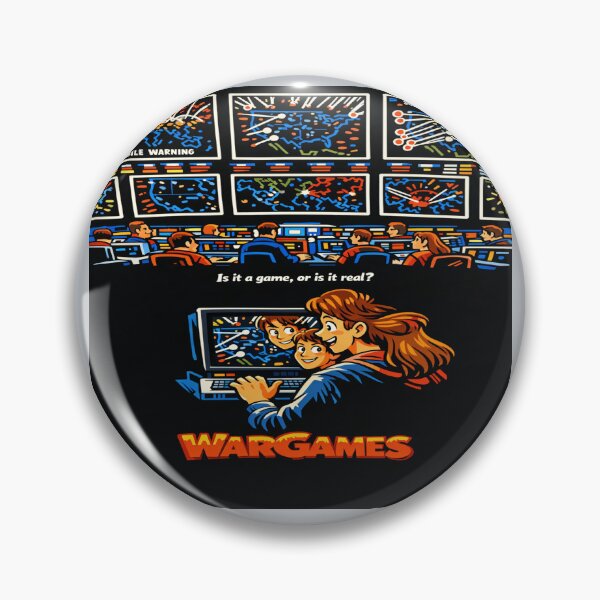 Item preview, Wargames Command Center Chaos Retro Movie-Inspired Tee designed and sold by POD DYNASTY.