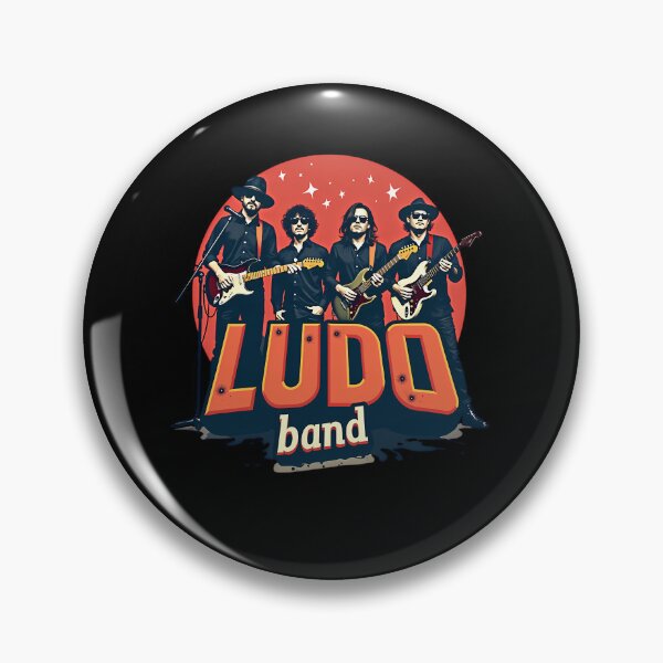 Item preview, Ludo Band Guitar  Rock Music Illustration Graphic designed and sold by Kstore7.