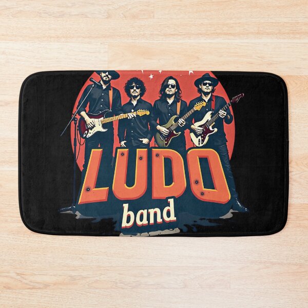 Item preview, Ludo Band Guitar  Rock Music Illustration Graphic designed and sold by Kstore7.