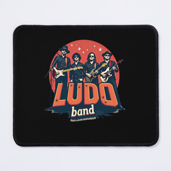 Item preview, Ludo Band Guitar  Rock Music Illustration Graphic designed and sold by Kstore7.
