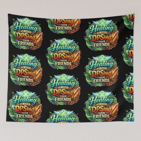 Item preview, Healing Is Just DPSing Your Friends Variant designed and sold by TeeTimeTreasure.