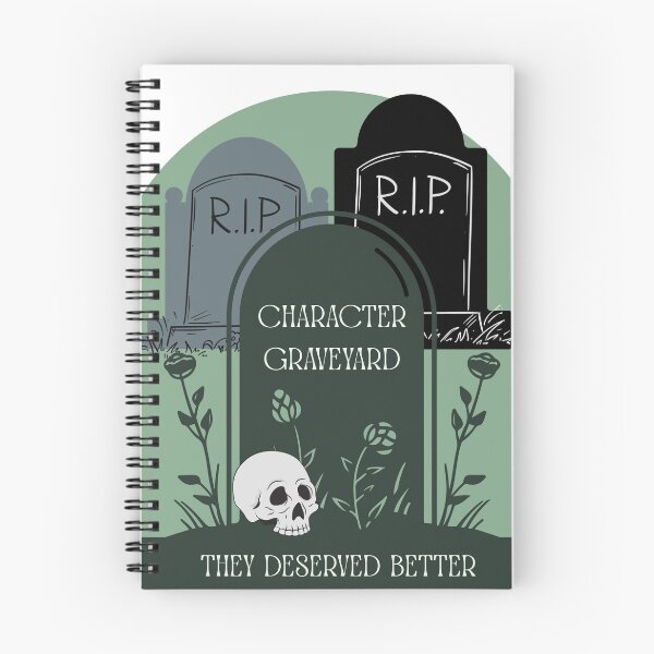 Item preview, “Character Graveyard: They Deserved Better” – Emotional Damage Reader designed and sold by NightingaleBooks.