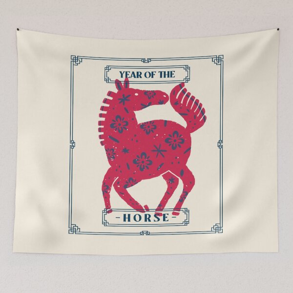 Item preview, 2026 Year Of The Horse 馬年 Chinese Zodiac Chinese Lunar New Year designed and sold by GraTEEtude.