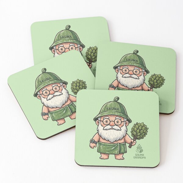 Item preview, 「Sauna Grandpa」Relaxing Sauna Master - Cute designed and sold by WABISABIMOMENTS.
