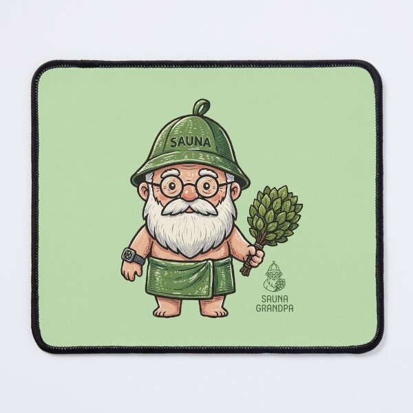 Item preview, 「Sauna Grandpa」Relaxing Sauna Master - Cute designed and sold by WABISABIMOMENTS.