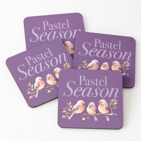 Item preview, Pastel Season Birds Design – Soft Spring Floral designed and sold by ArthousePromos.