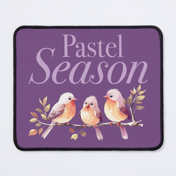 Item preview, Pastel Season Birds Design – Soft Spring Floral designed and sold by ArthousePromos.