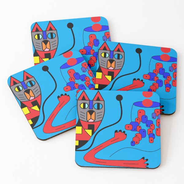 Item preview,  Cute Kitty with Eight Toes – Unique Polydactyl Cat Art designed and sold by oceantospace.