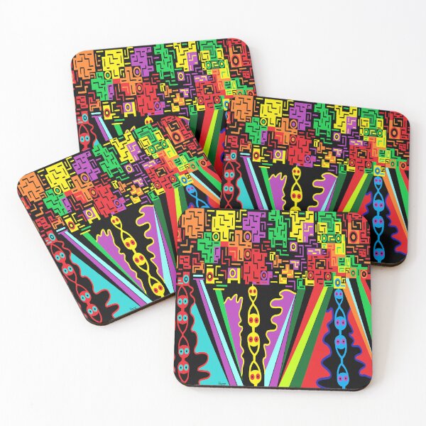 Item preview,  Rainbow Skull Art – Heaven & Hell Psychedelic Design designed and sold by oceantospace.