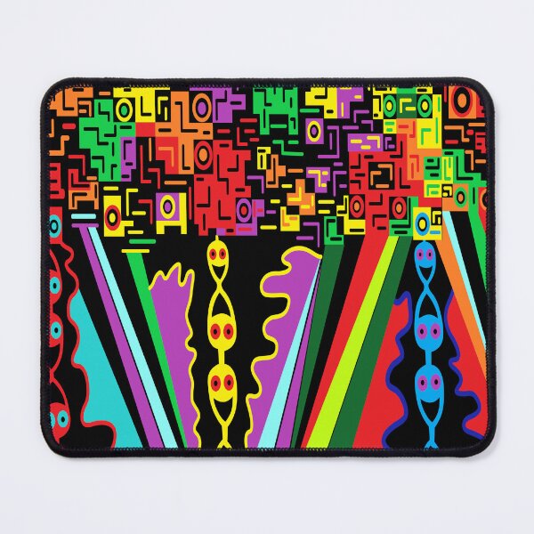 Item preview,  Rainbow Skull Art – Heaven & Hell Psychedelic Design designed and sold by oceantospace.