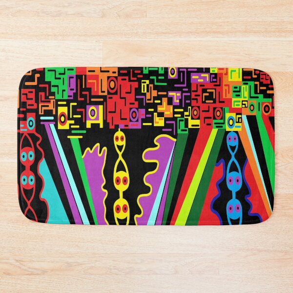 Item preview,  Rainbow Skull Art – Heaven & Hell Psychedelic Design designed and sold by oceantospace.