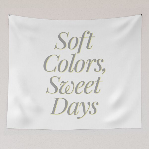 Item preview, Soft Colors, Sweet Days – Minimalist Pastel Spring Design designed and sold by ArthousePromos.