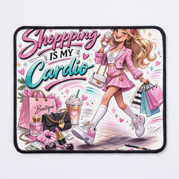 Item preview, Clueless Inspired Shopping Is My Cardio – 90s Beverly Hills Fashion Girl Version 1 designed and sold by Endthedisease.