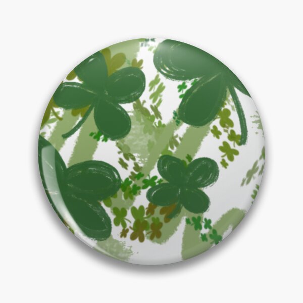 Item preview, Lucky Green Clover Pattern - Shamrock and Leaf Meadow designed and sold by TheArtOfTreble.