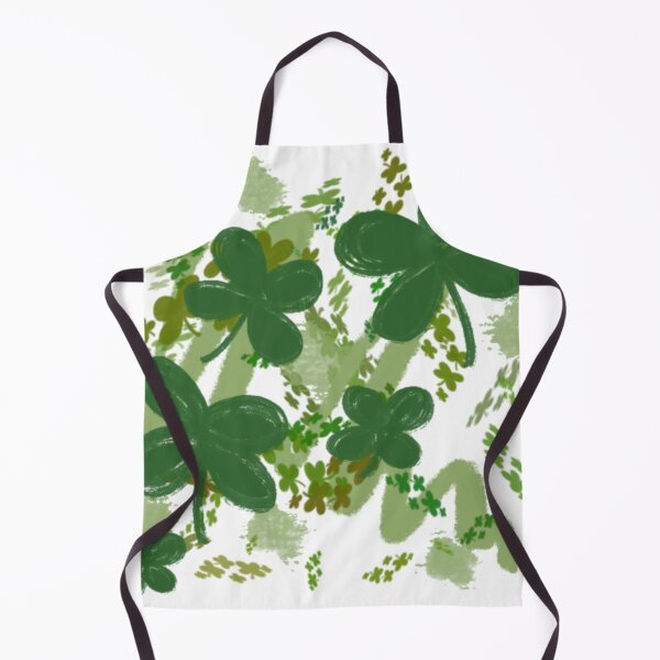 Item preview, Lucky Green Clover Pattern - Shamrock and Leaf Meadow designed and sold by TheArtOfTreble.