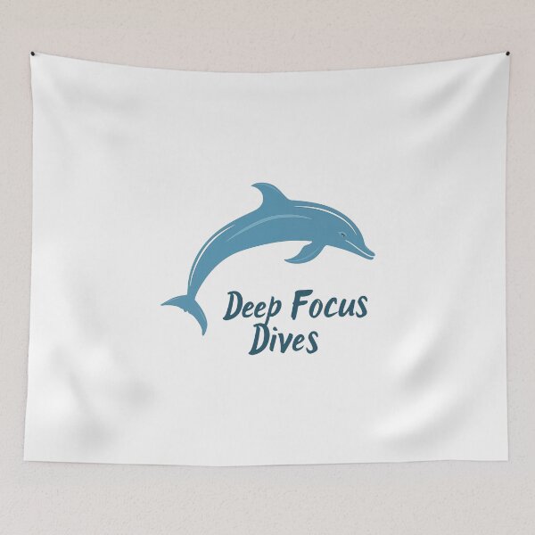 Item preview, Leaping Dolphin for a Deep Focus Dive designed and sold by FWLKIT.