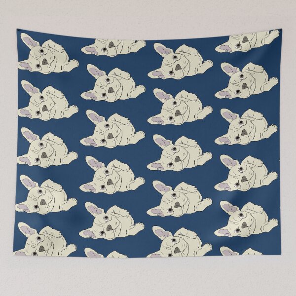 Item preview, French bulldog rolling over designed and sold by Mountain-Point.