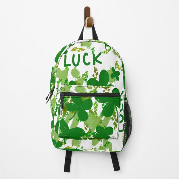 Item preview, Lucky Clover Pattern with Ádh Mór & LUCK - Green Shamrock Meadow designed and sold by TheArtOfTreble.