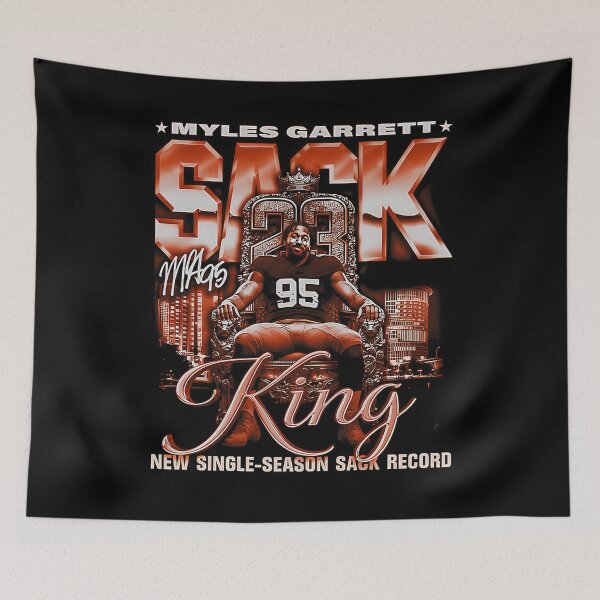 Item preview,  Myles Garrett Cleveland Sack King designed and sold by exdesignhub.