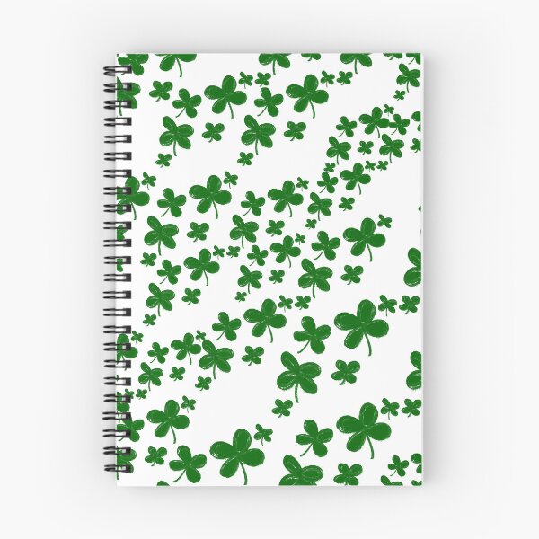 Item preview, Green Clover Scatter - Lucky Four-Leaf Shamrock Pattern designed and sold by TheArtOfTreble.