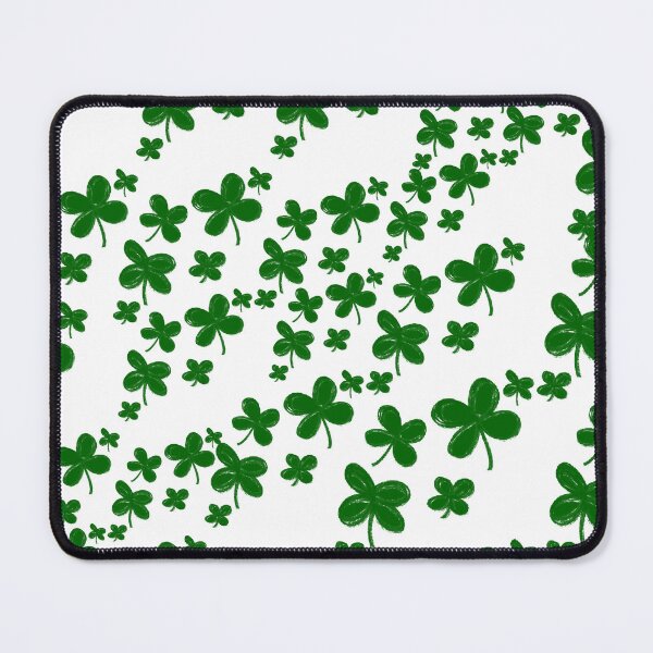 Item preview, Green Clover Scatter - Lucky Four-Leaf Shamrock Pattern designed and sold by TheArtOfTreble.