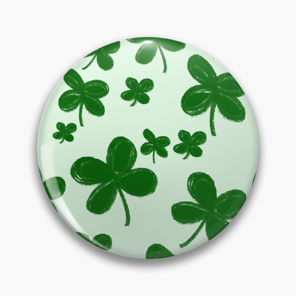 Item preview, Green Clover Scatter - Lucky Four-Leaf Shamrock Pattern designed and sold by TheArtOfTreble.
