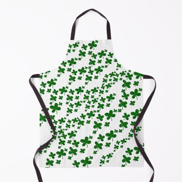 Item preview, Green Clover Scatter - Lucky Four-Leaf Shamrock Pattern designed and sold by TheArtOfTreble.