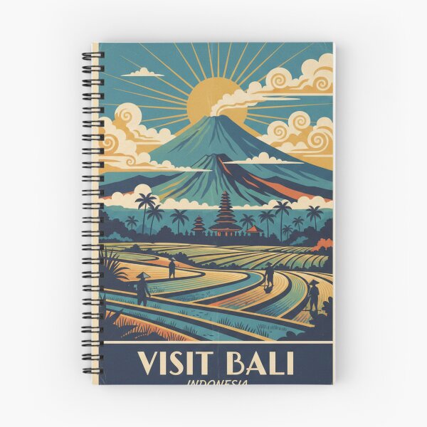 Item preview, Retro Style Bali Travel Poster designed and sold by Garry Greenwood.