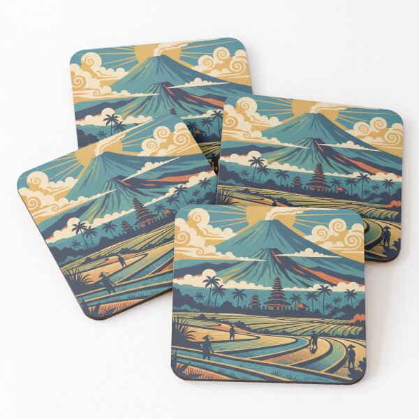 Item preview, Retro Style Bali Travel Poster designed and sold by Garry Greenwood.