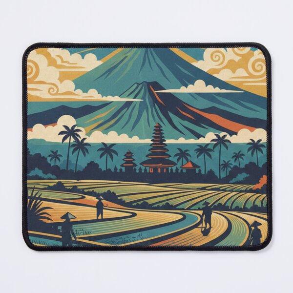 Item preview, Retro Style Bali Travel Poster designed and sold by Garry Greenwood.