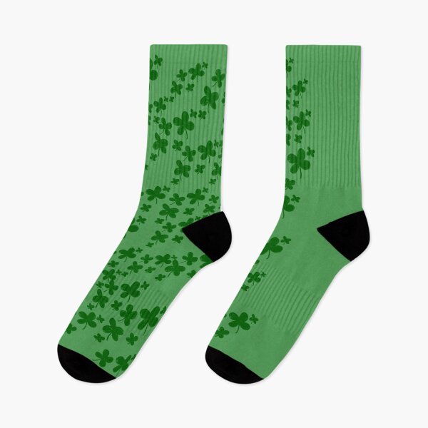 Item preview, Green Clover Meadow - Lucky Shamrock Pattern designed and sold by TheArtOfTreble.
