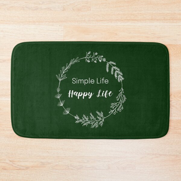 Item preview, Simple Life Happy Life Living Simple designed and sold by Sachie's Studio.