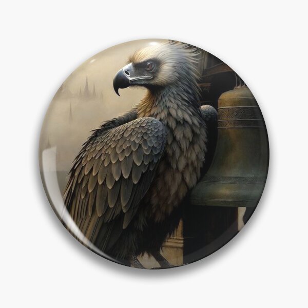 Item preview, Harpy in the Bell Tower – Gothic Dark Academia Illustration designed and sold by semenol.