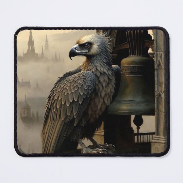 Item preview, Harpy in the Bell Tower – Gothic Dark Academia Illustration designed and sold by semenol.