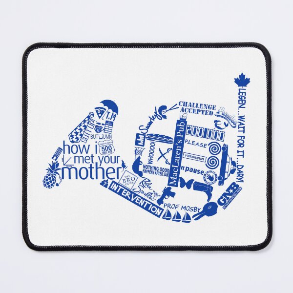 Item preview, Blue French Horn - Icons HIMYM designed and sold by Studio-Wasp.