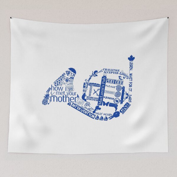 Item preview, Blue French Horn - Icons HIMYM designed and sold by Studio-Wasp.