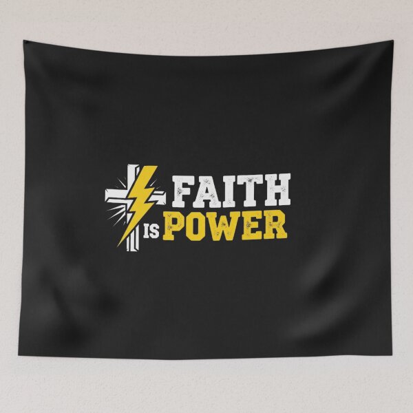 Item preview, Faith is Power. designed and sold by Virtuousvogue.
