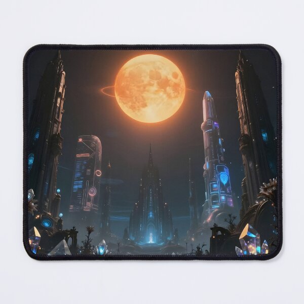 Item preview, Alien City with Full Moon designed and sold by DMT-FM.