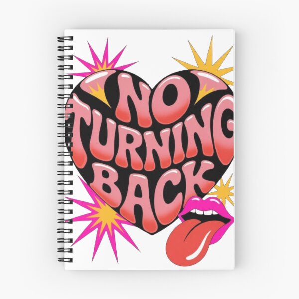Item preview, No Turning Back – Retro Psychedelic Heart Statement Graphic designed and sold by NewUSShop.