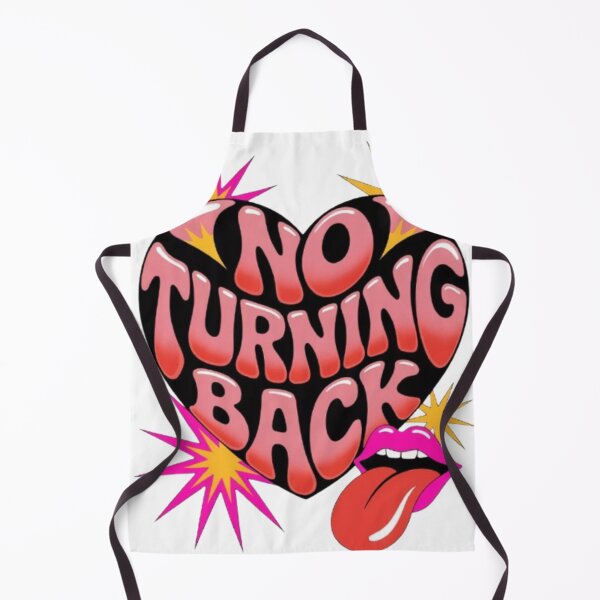 Item preview, No Turning Back – Retro Psychedelic Heart Statement Graphic designed and sold by NewUSShop.