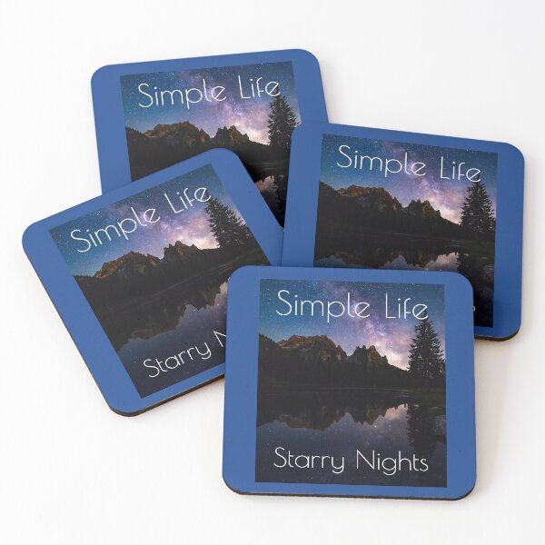 Item preview, Simple Life Starry Nights Living Simple designed and sold by Sachie's Studio.