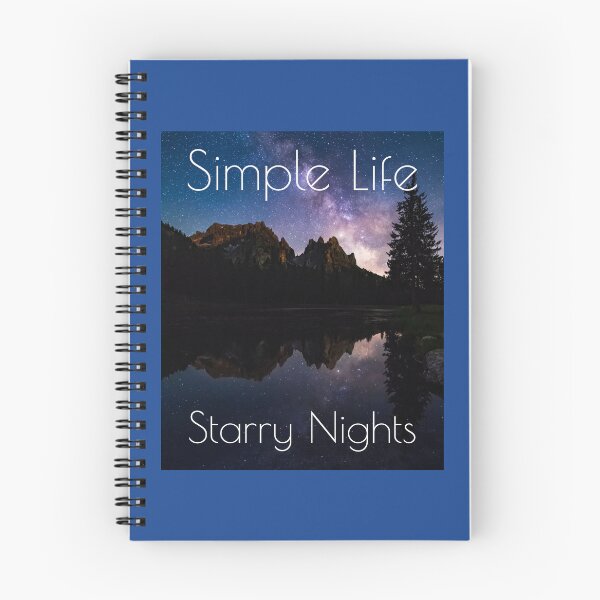 Item preview, Simple Life Starry Nights Living Simple designed and sold by Sachie's Studio.