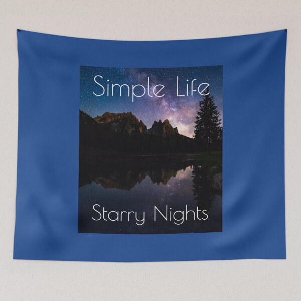 Item preview, Simple Life Starry Nights Living Simple designed and sold by Sachie's Studio.