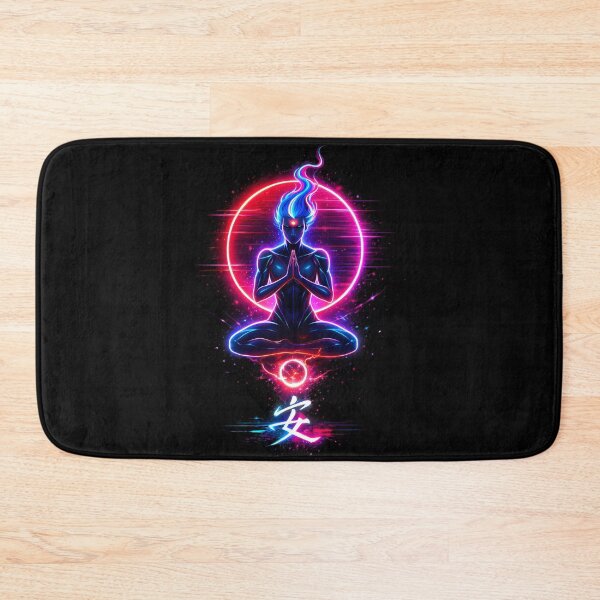 Item preview, Neon Prayer Meditation Aura designed and sold by aliceciamunro.