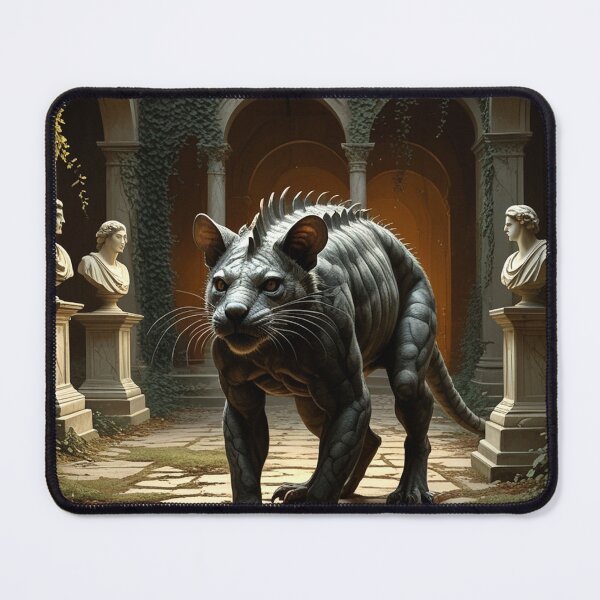 Item preview, Manticore of the Forgotten Courtyard – Gothic Fantasy Art designed and sold by semenol.