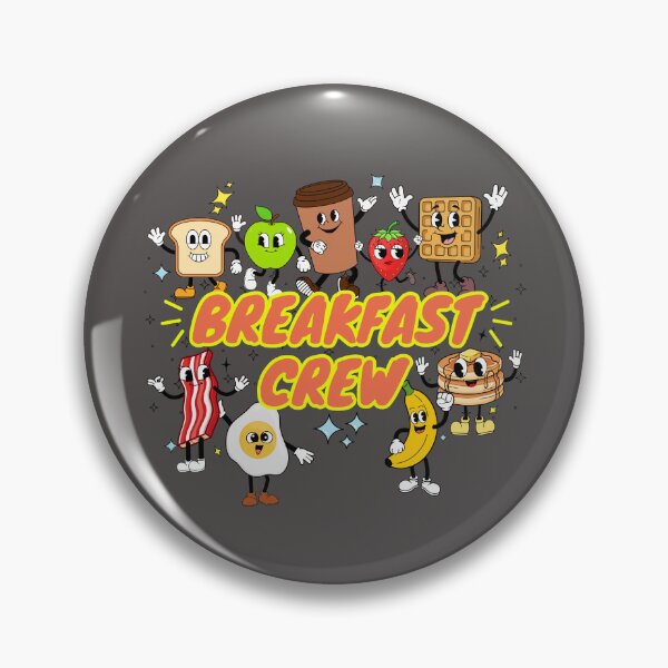 Item preview, Breakfast crew funny characters  designed and sold by Shedronpanda.